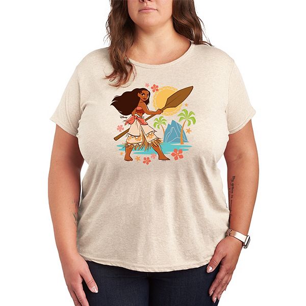 

Футболка Plus size 's Moana Beach Disney, Beige