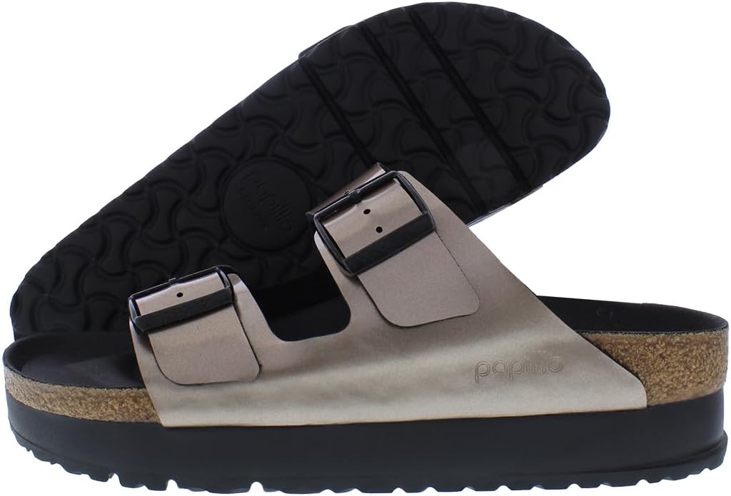 

Женские сандалии Birkenstock Papillio Arizona на платформе - веганские, коричневый
