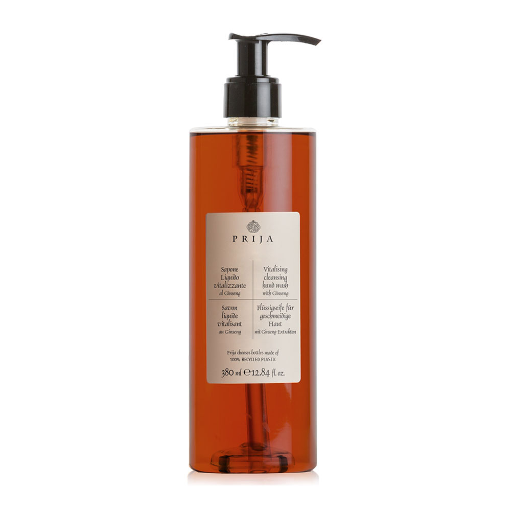 

Освежающее мыло для рук vitalising cleansing hand wash with ginseng Prija, 380 мл