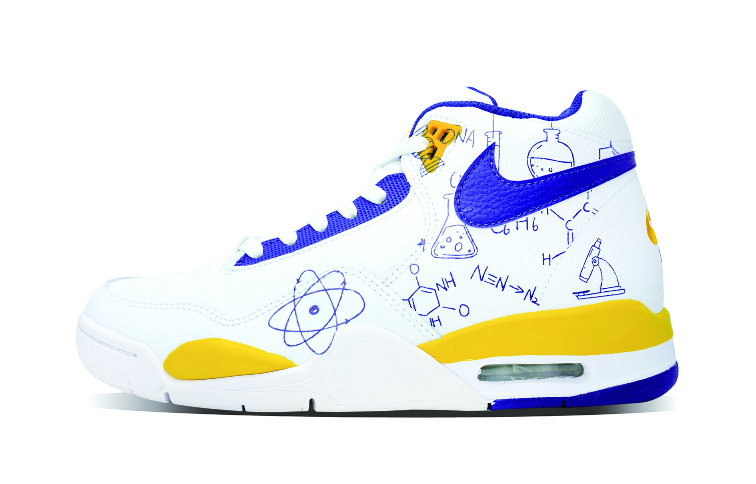 

Кроссовки Nike Flight Legacy Vintage Basketball Shoes Men Mid-top White, белый