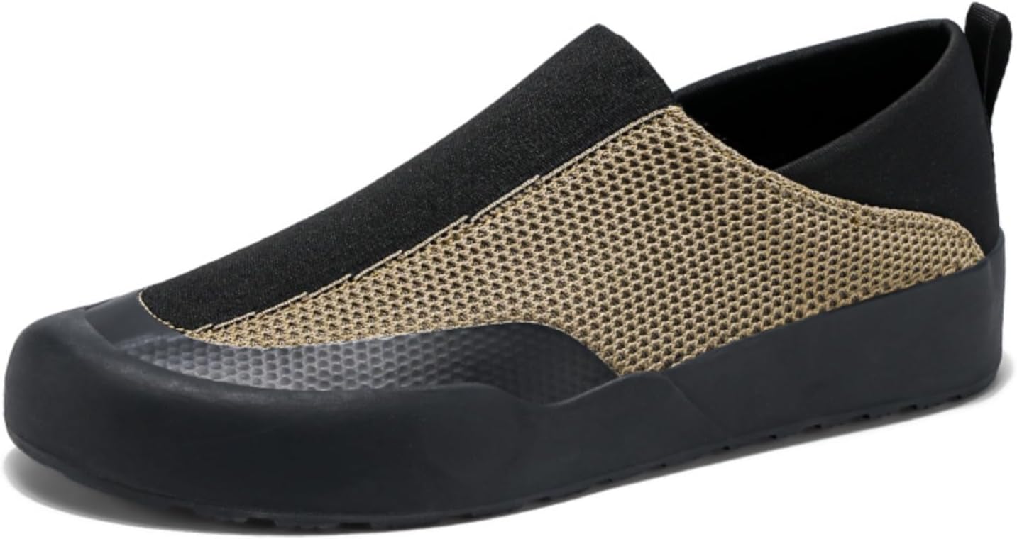 

Мужские ультралегкие дышащие кроссовки на сетке с застежкой-слипоны - удобные для повседневной носки, идеальны для дома, отдыха, офиса и спорта Khwfjas, хаки