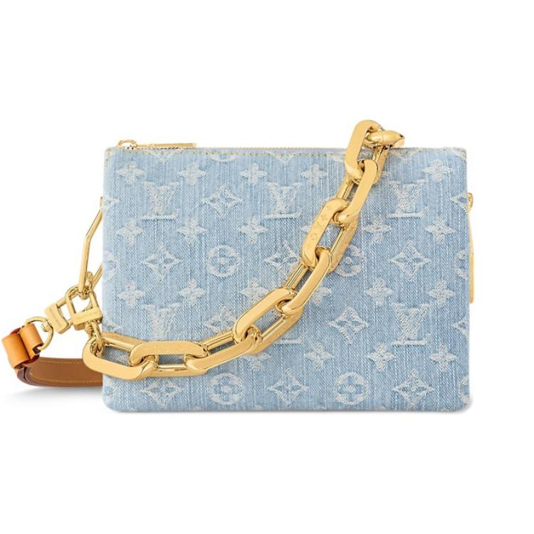 

LOUIS VUITTON Подушка Bb небесно-голубой деним