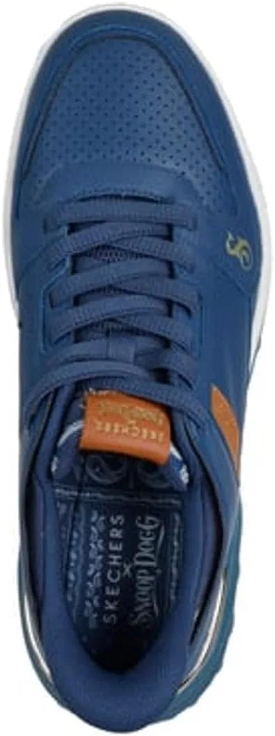 Мужские слипоны Skechers Snoop Sizzle Toke, Navy Leather — фото 3