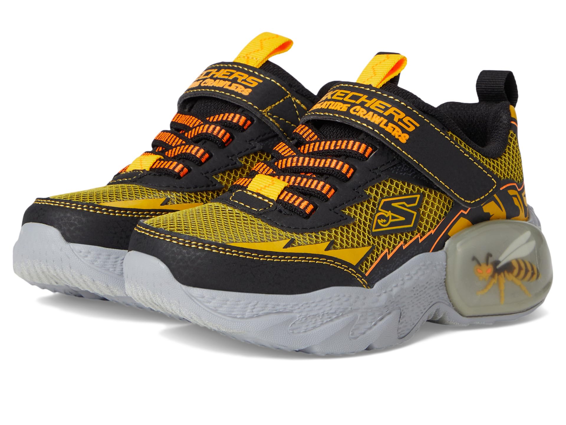 

Кроссовки SKECHERS KIDS Creature-Crawlers 402120L, Black/Yellow