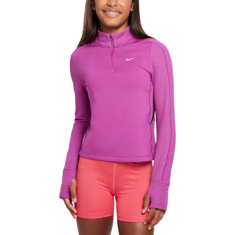 Nike Футболка Therma-FITPro Hot Fuchsia детская — фото 3
