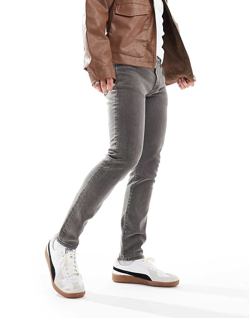 

Темно-серые джинсы скинни River Island Mercury
