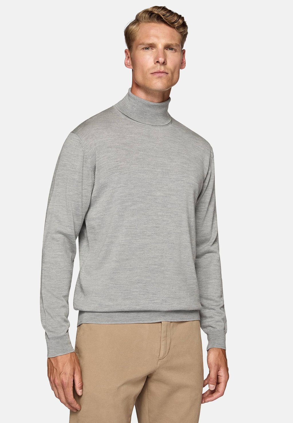 

Джемпер POLO NECK Boggi Milano, серый