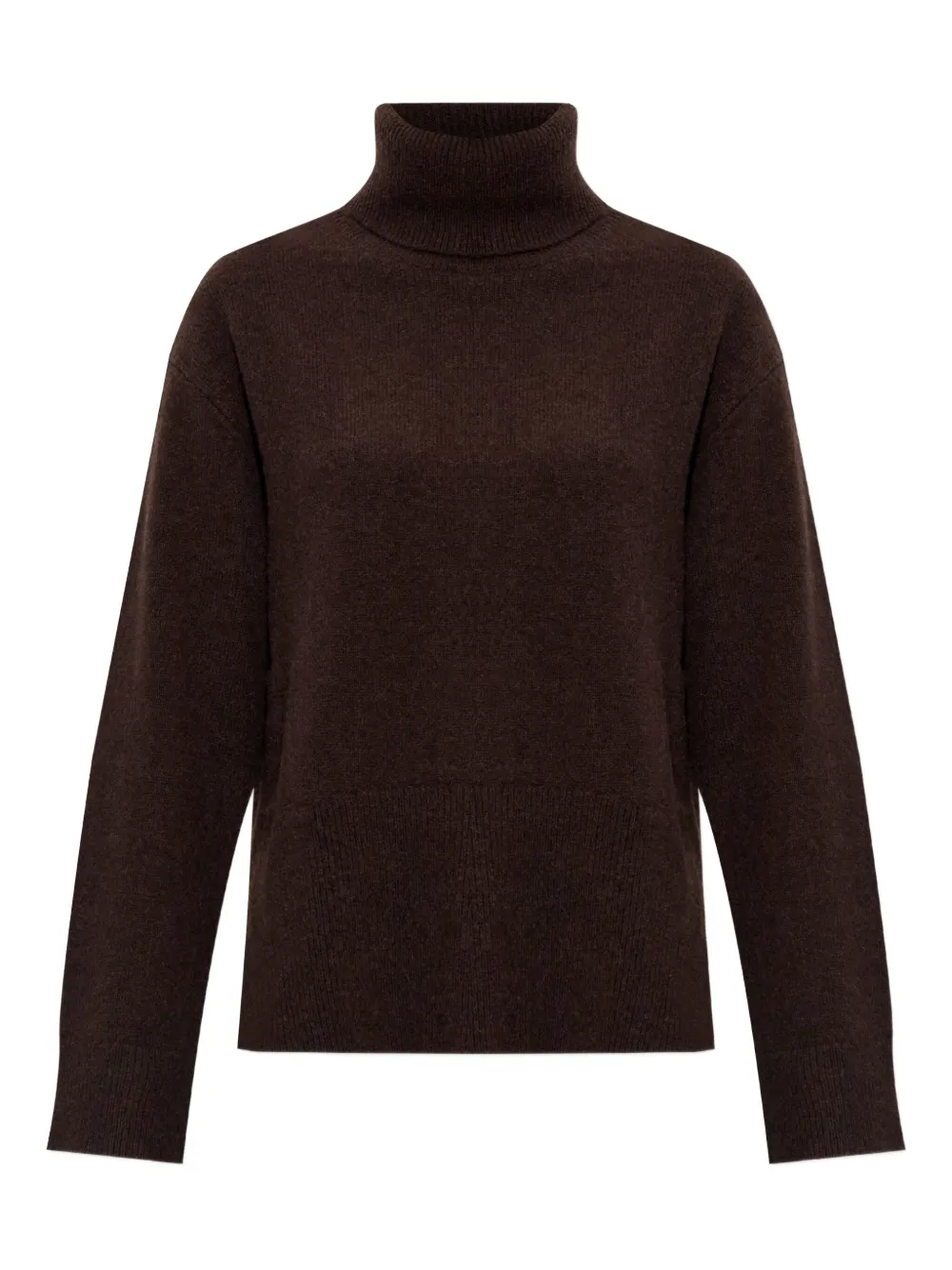 

Свитер с панелями и воротником-гольф Samsoe Samsoe, коричневый