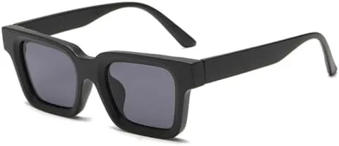 

Женские солнцезащитные очки Square Jelly Color 2027, модные желто-синие очки с защитой от УФ-излучения UV400, трендовые мужские солнцезащитные очки MTZJH, Black Gray