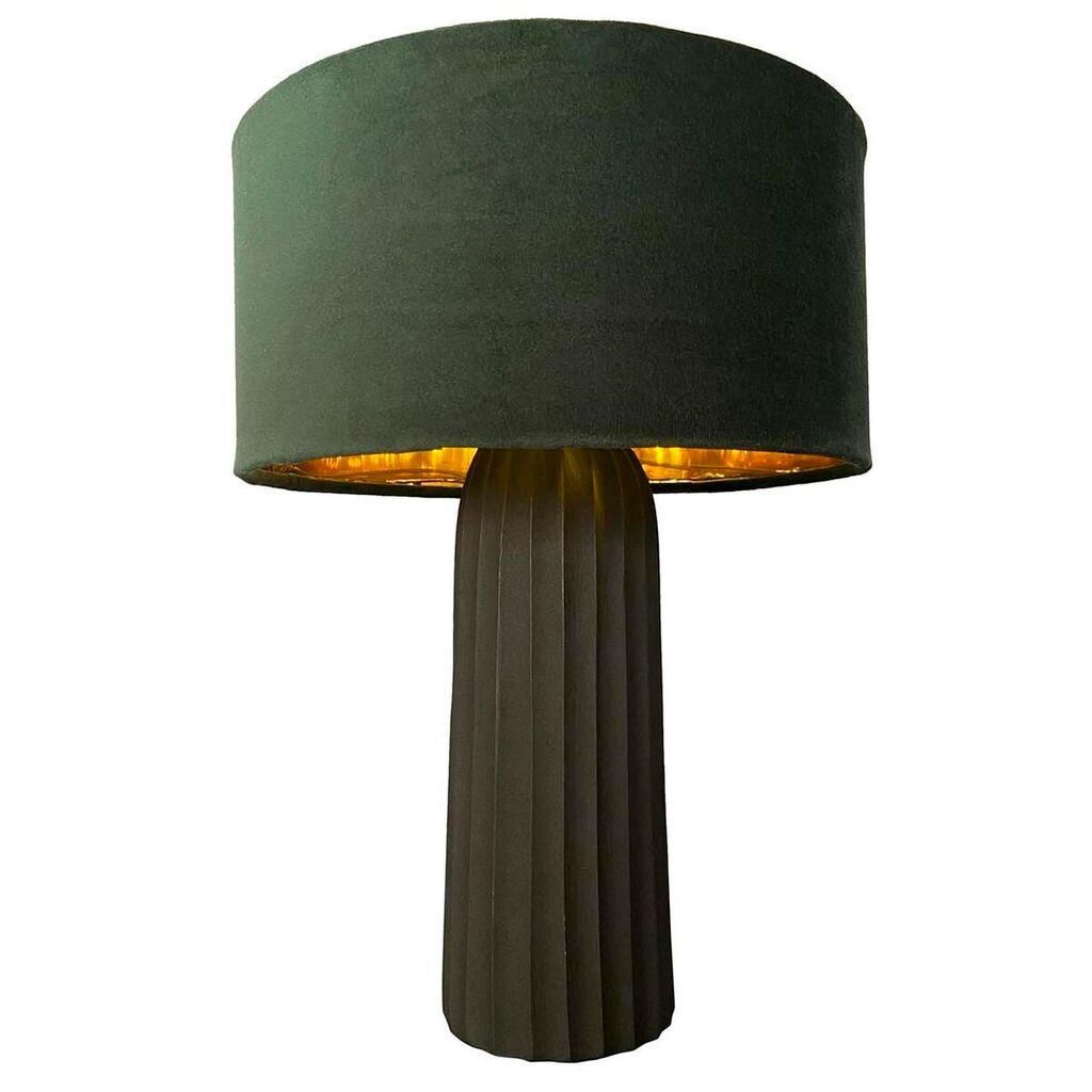 

Настольная лампа DKD Home Decor бархатный алюминий зеленый (26 х 26 х 37 см)