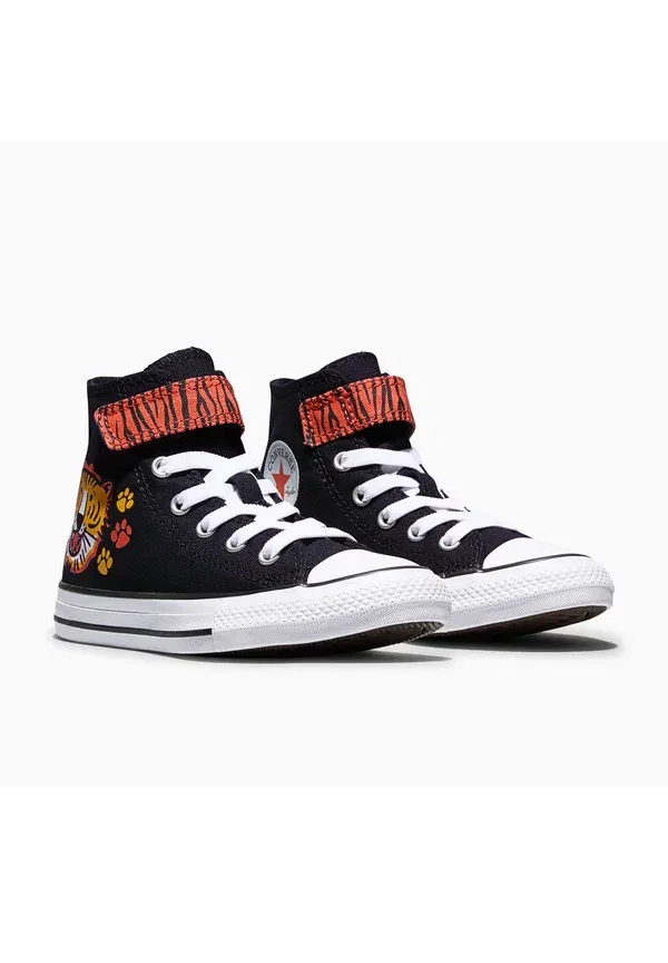 Кроссовки Converse Chuck Taylor All Star Lions Easy On High Top, черно-золотой пальмовый белый — фото 2