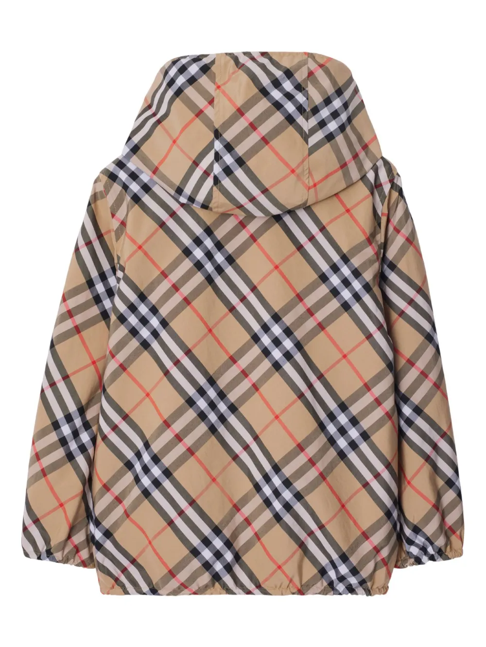 Двусторонняя куртка в клетку BURBERRY KIDS, нейтральный — фото 2