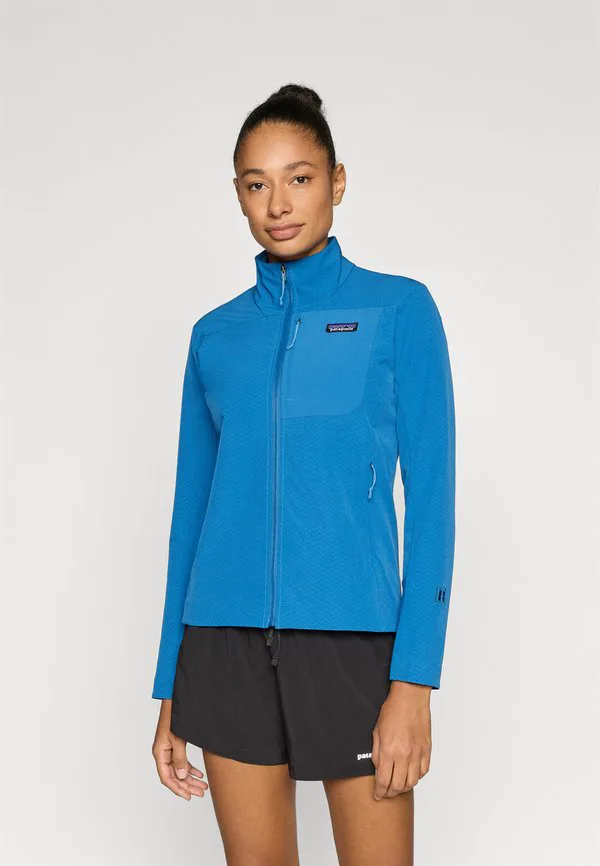 Куртка r1 crossstrata из мягкого материала Patagonia, Aquatic Blue