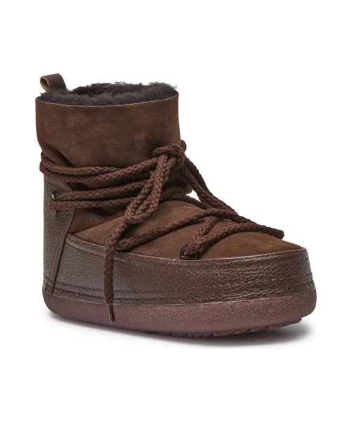 

Кожаные зимние ботинки Inuikii, коричневый