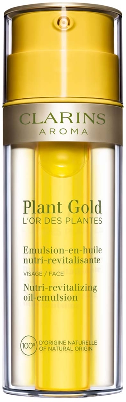 

Питательное масло-эмульсия для лица Plant Gold Nutri-Revitalizing "Два в одном" Clarins, 35 мл
