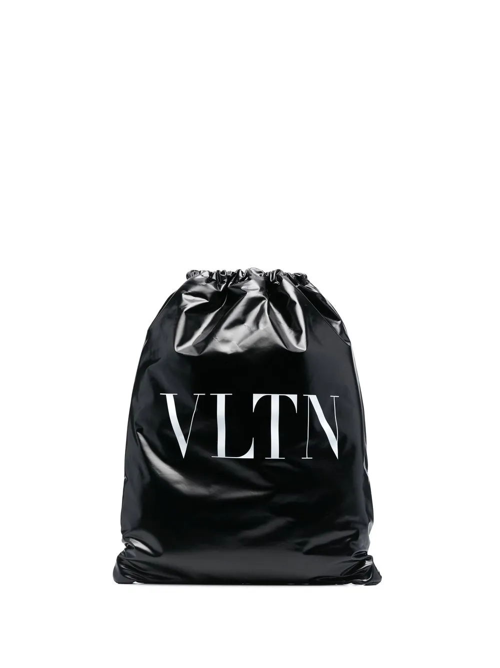 

Лакированный рюкзак с логотипом VLTN VALENTINO GARAVANI, черный
