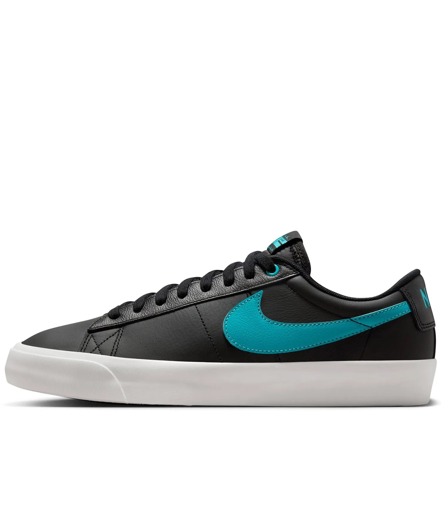Мужские кроссовки Nike SB Blazer Low Pro GT для скейтбординга DV1226-001 черные с синим — фото 3