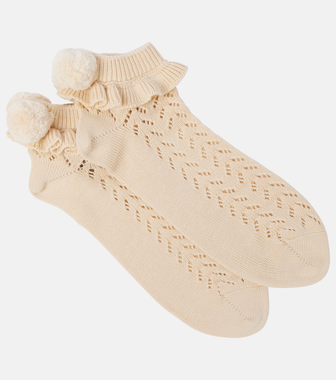 

Хлопковые носки с помпонами Valentino, Betulla