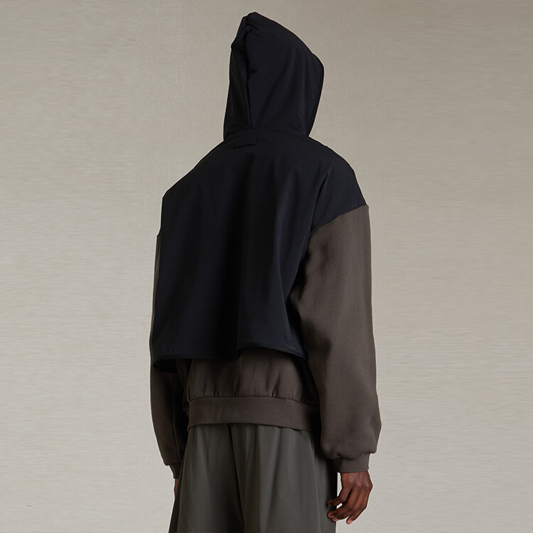 SS24 Толстовка мужская чернильно-черная/чернильно-черная Fear Of God Essentials, черный — фото 3