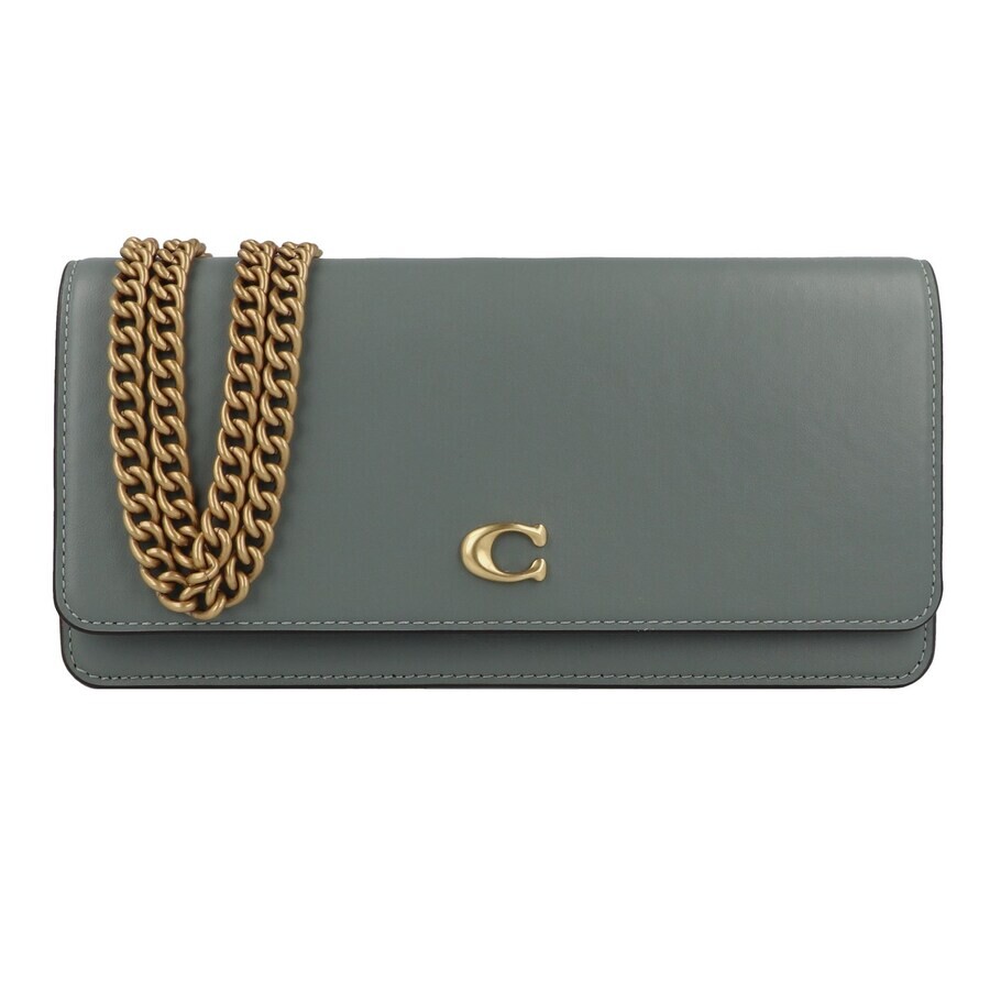 

Клатч COACH Clutch Essentials, темно-зеленый