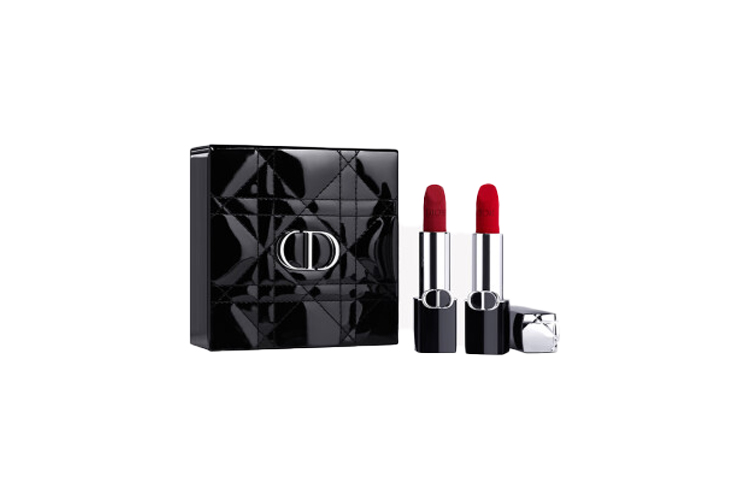 Подарочный набор Dior: помада #999 Legend Red Velvet + помада #720 Russet Red Velvet, 2x3,5 г — фото 3