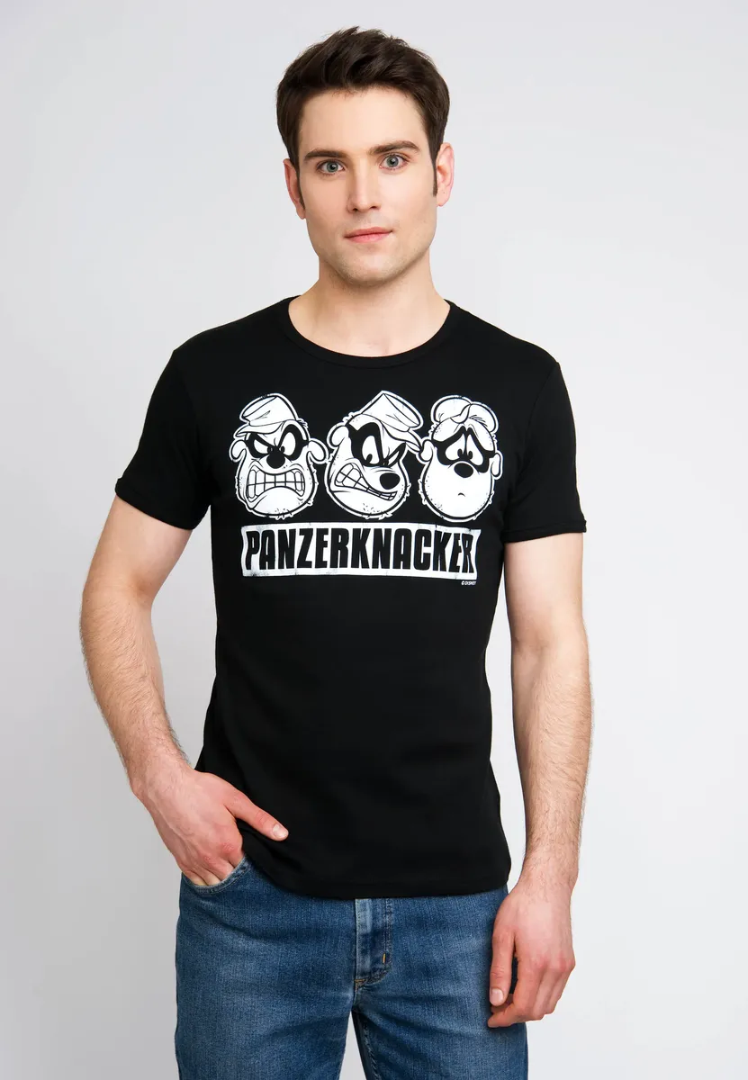 

Футболка Logoshirt "Disney - Panzerknacker", с принтом Panzerknacker спереди, черный