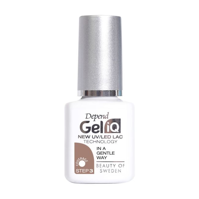 

Гель-Лак для ногтей Gel iq uv/led Depend, цвет in a gentle way, 5 мл