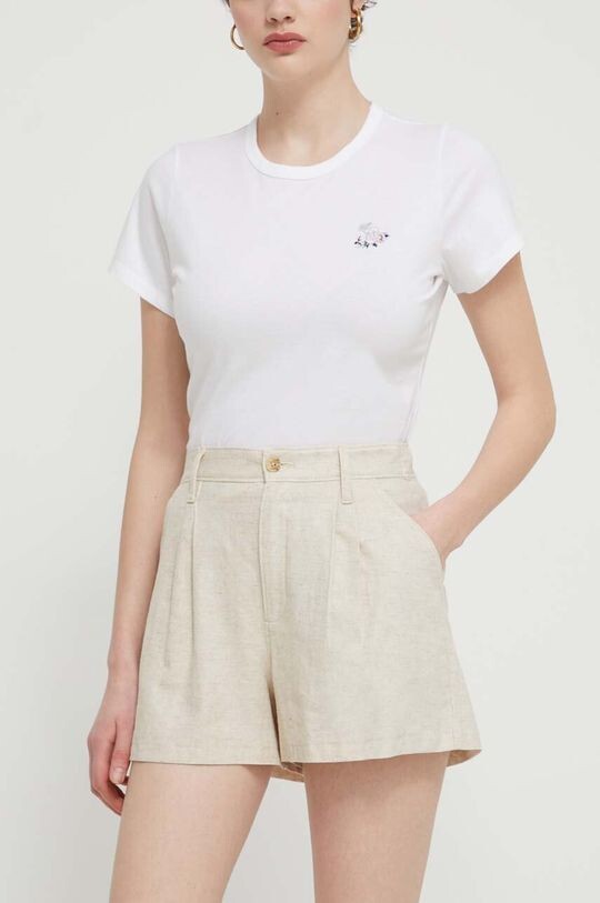 

Льняные шорты Hollister Co., бежевый