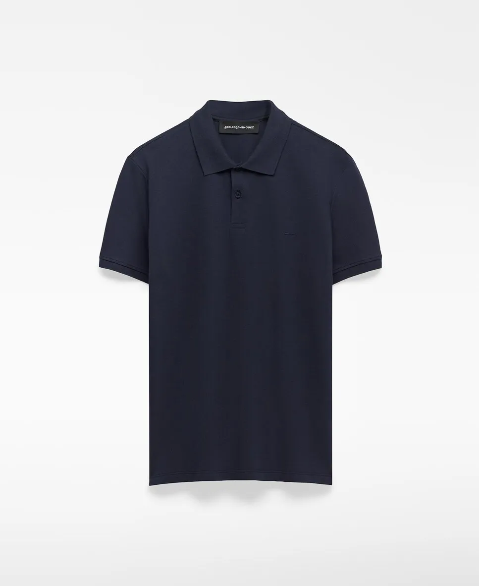 

Мужская футболка из органического пике Adolfo Dominguez, темно-синий