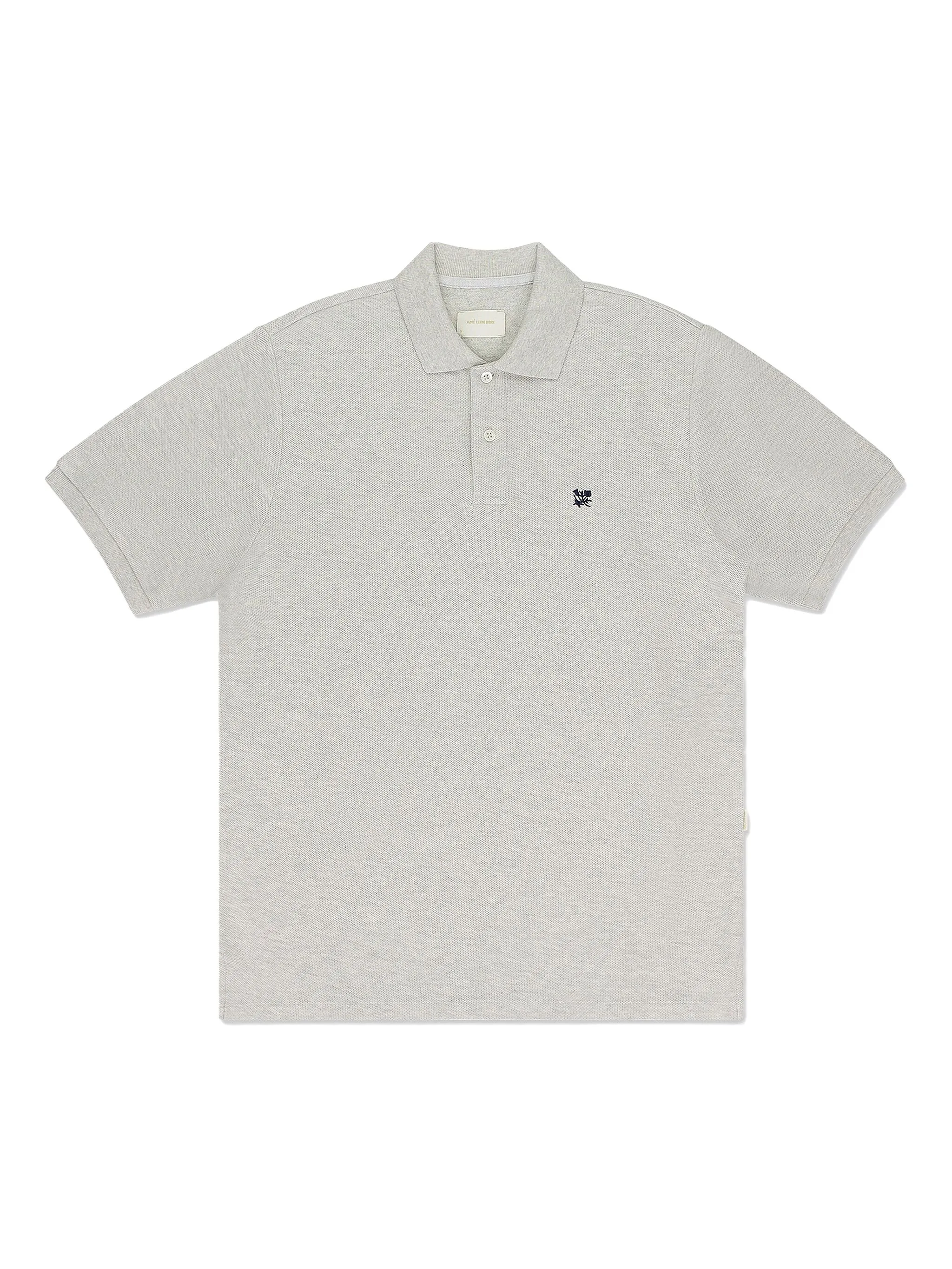 

Рубашка поло из ткани пике Aimé Leon Dore, серый