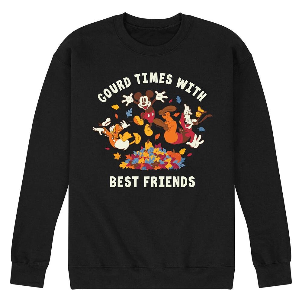 

Мужской флисовый свитшот Disney's Mickey Mouse & Friends Gourd Times With Best Friends, черный