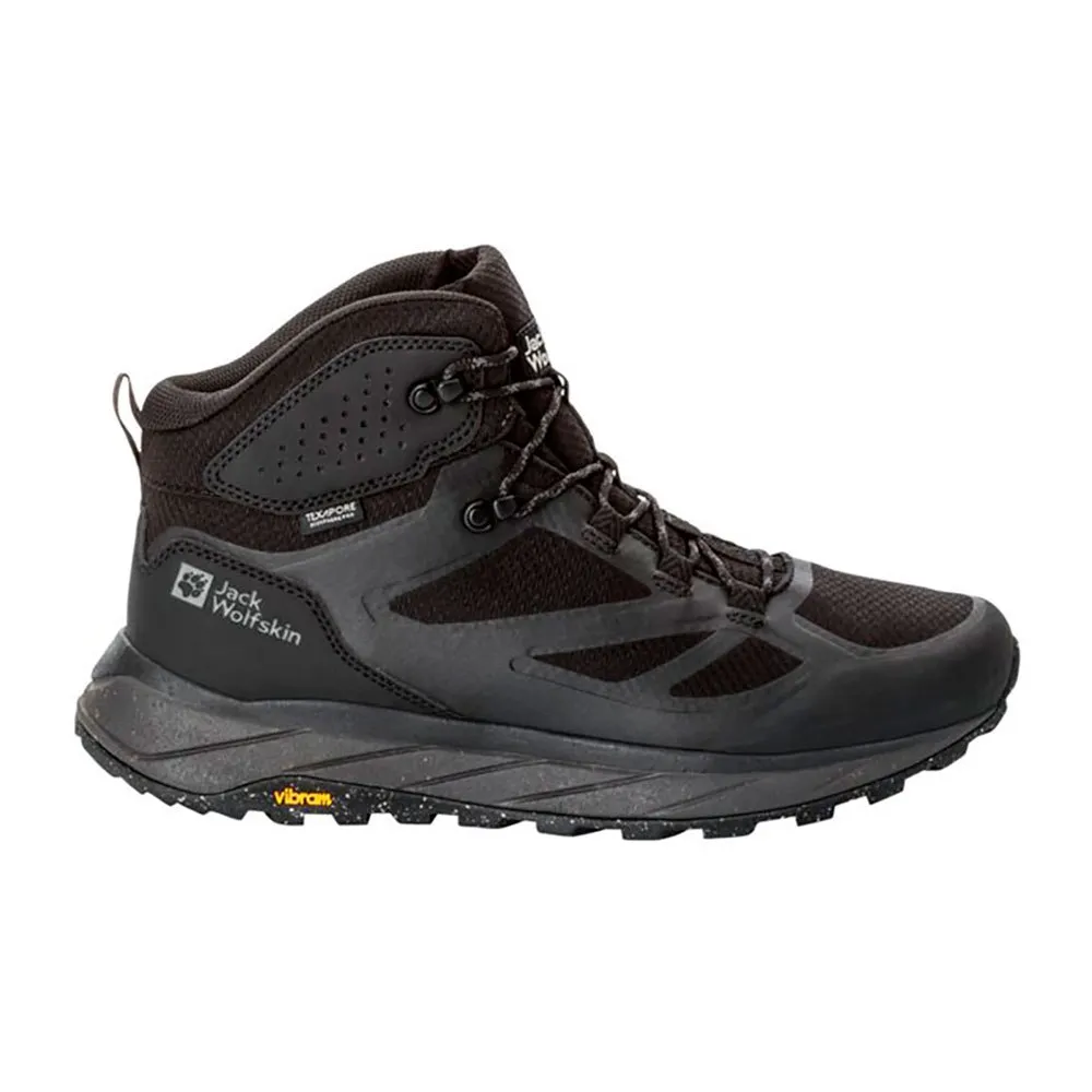 

Треккинговые ботинки Jack Wolfskin Terraventure Texapore Mid, черный