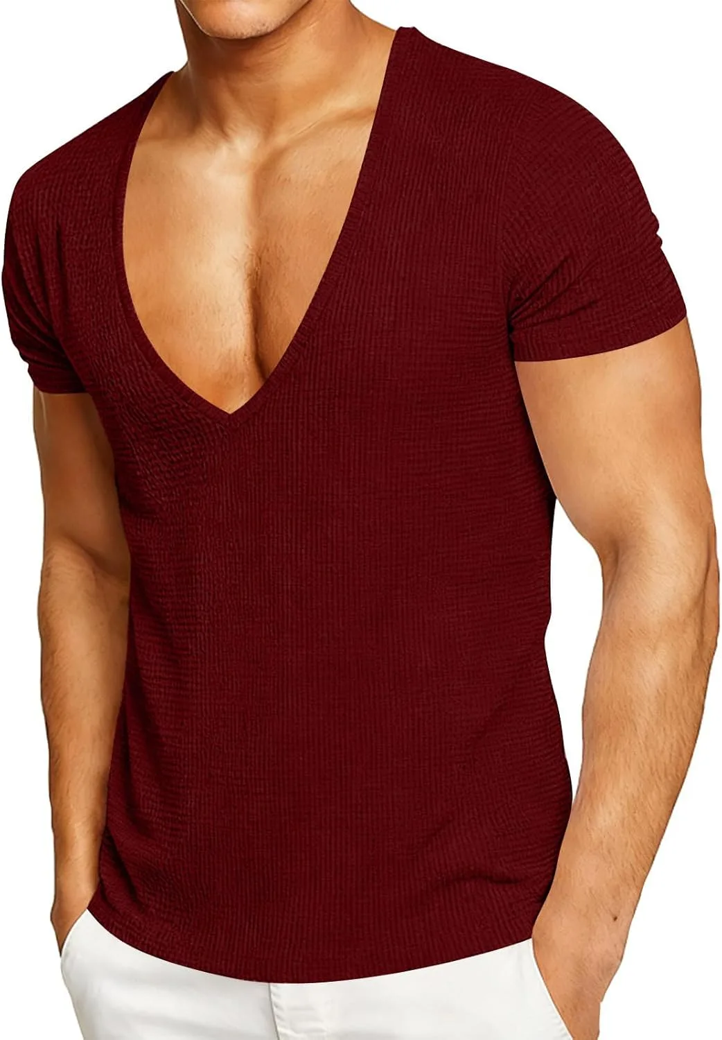

Футболка Dademeo Fitness V-Neck с контрастными вставками