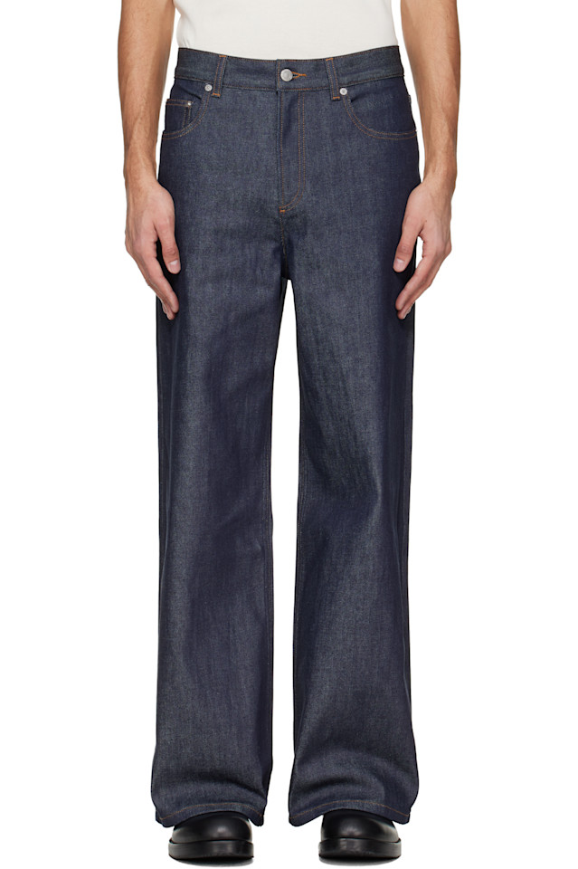 

A.P.C. Темно-Синие джинсы Клайд