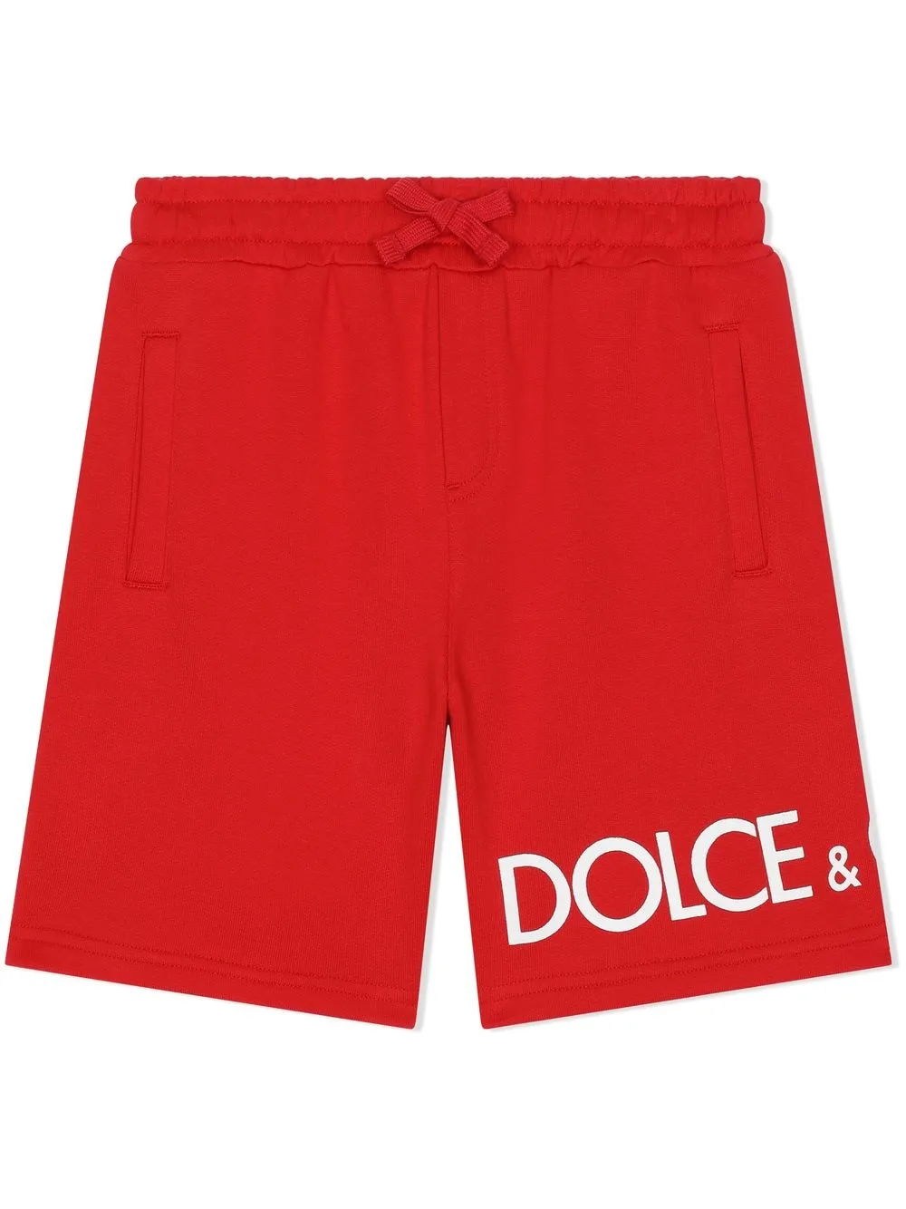

Спортивные шорты с логотипом Dolce & Gabbana Kids, красный