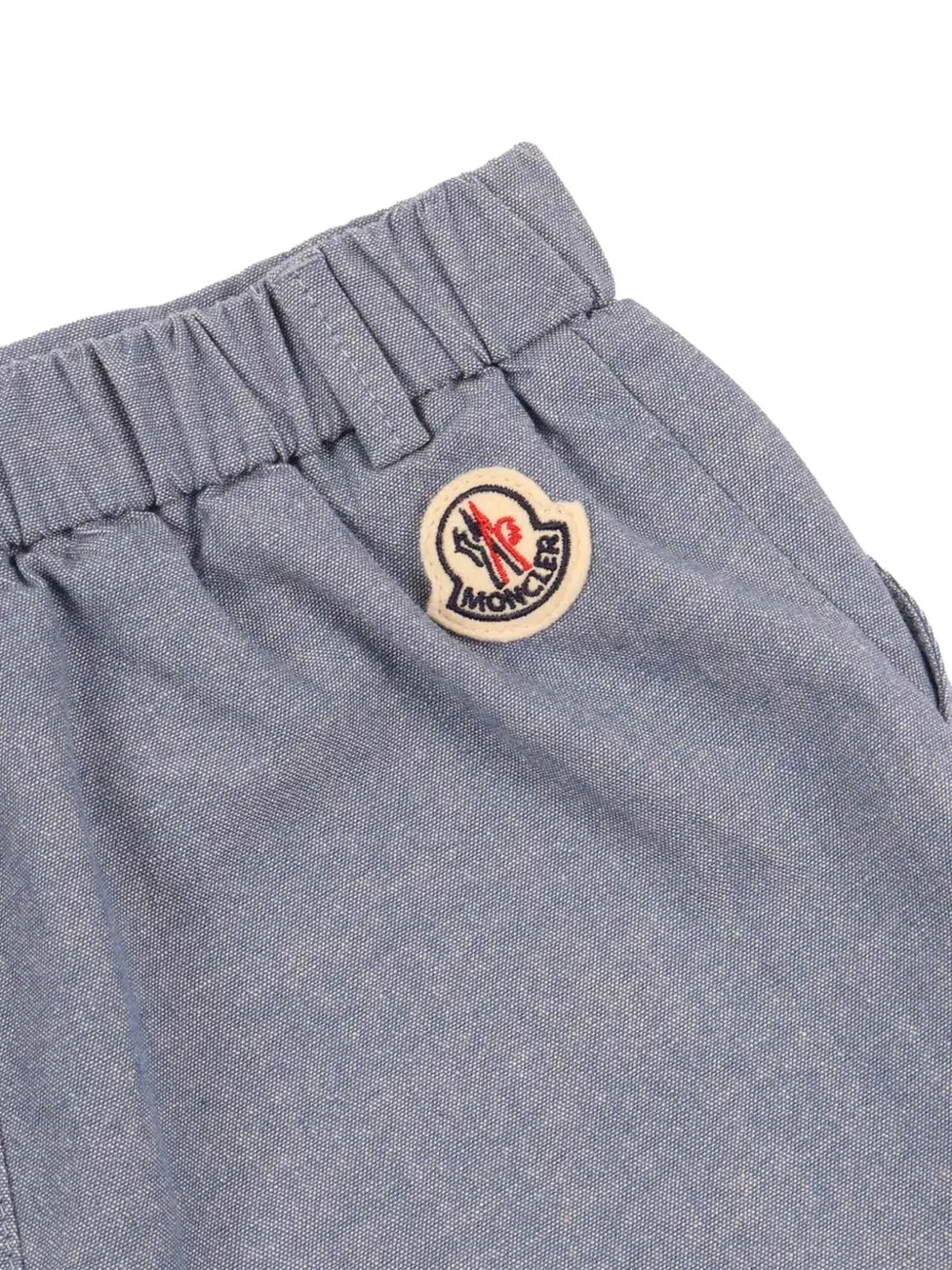 Шорты с эластичным поясом Moncler Enfant, синий — фото 3