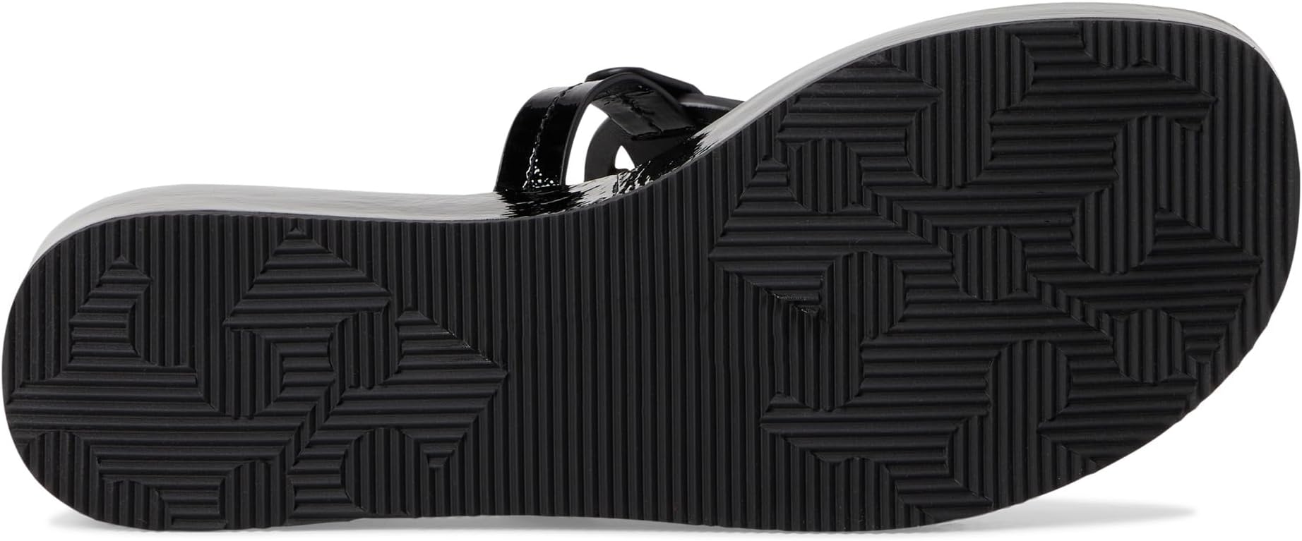 Сандалии Tory Burch Miller Wedge 25Mm, цвет Perfect Black Patent — фото 3
