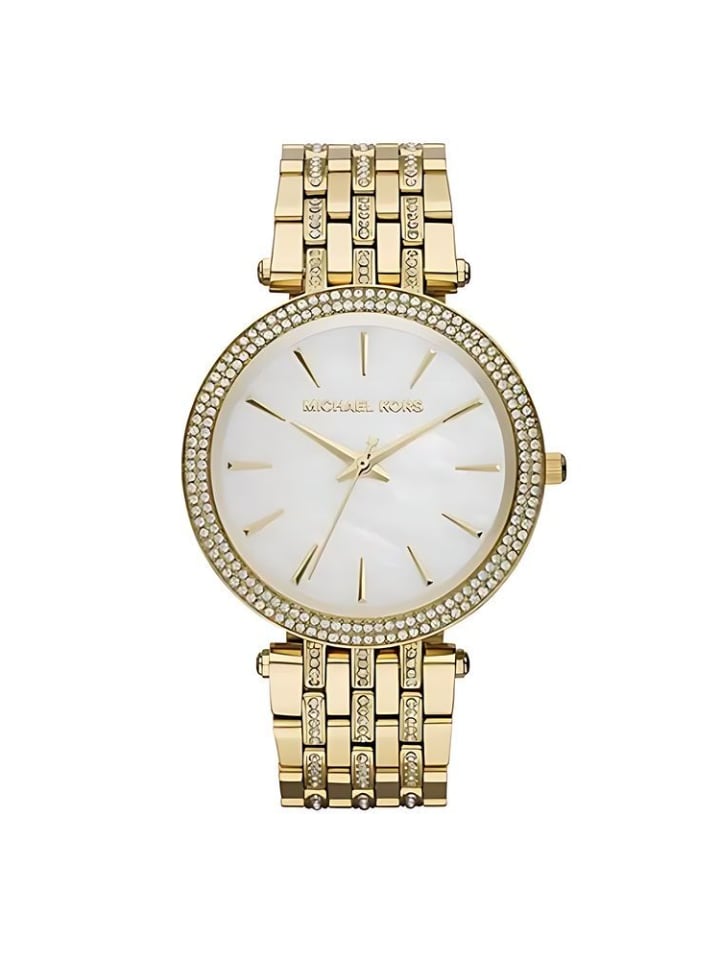 

Michael Kors Золотые часы с браслетом, модель: MK3219 Darci