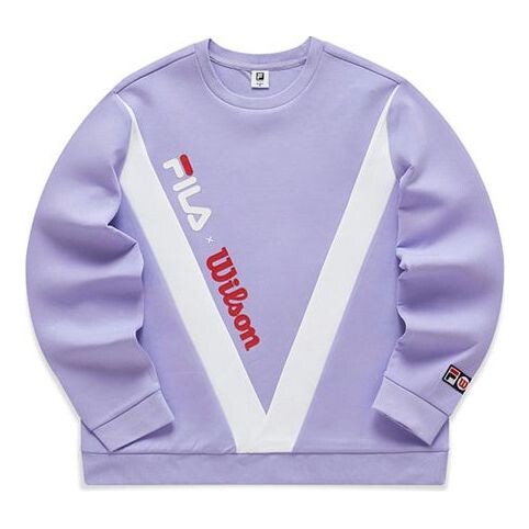 

Свитер x wilson crossover sports pullover 'purple' Fila, фиолетовый