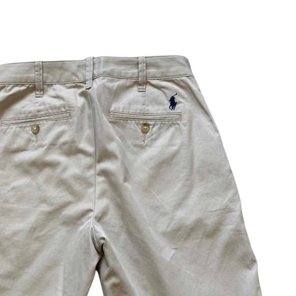 Шорты повседневные прямого кроя Polo Ralph Lauren серые — фото 4