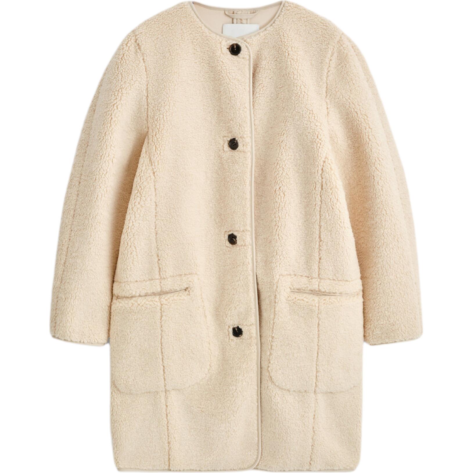 

COS Бархатная куртка женская бежевая