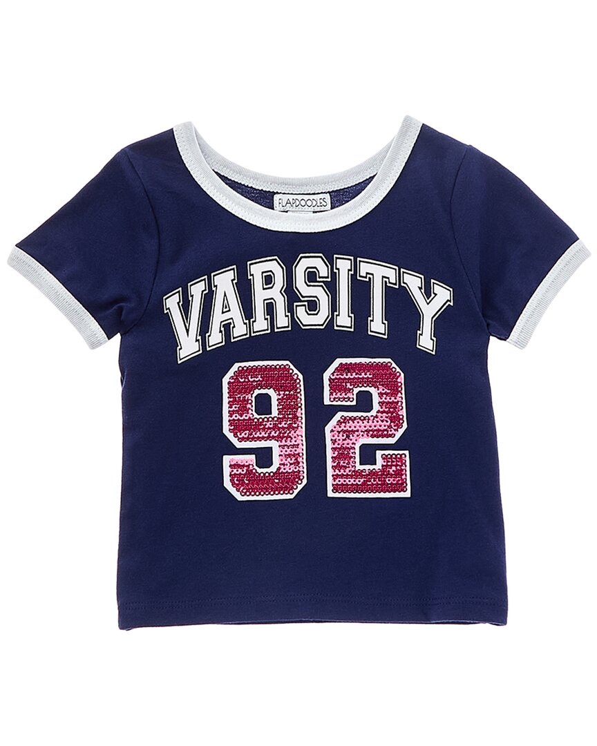

Футболка с изображением звонаря Flapdoodles Varsity, синий