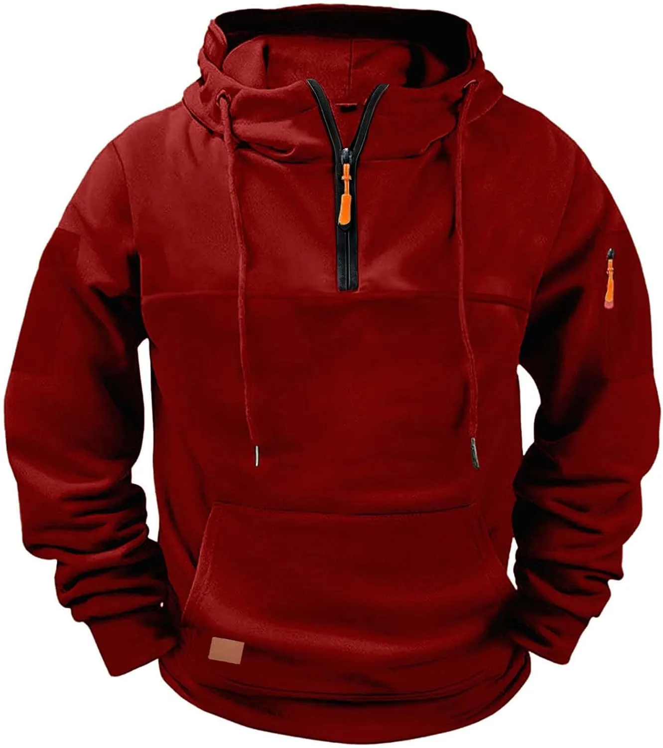 

Мужская толстовка с капюшоном и карманами Quarter Zip Cambkatl