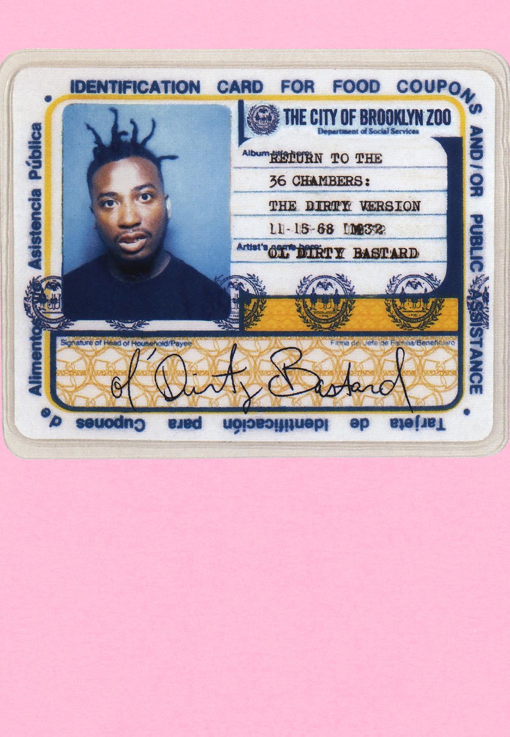

Футболка с принтом ID CARD Henry Tiger, розовый