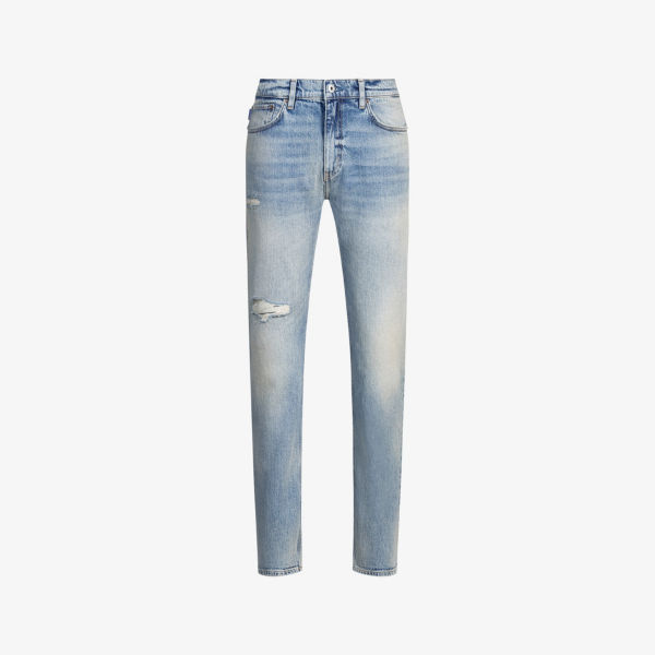

Прямые джинсы Hugo Regular-Fit с эффектом поношенности, синий