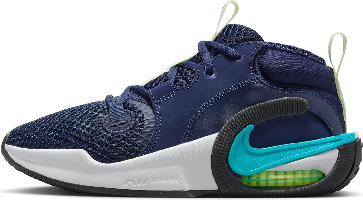 

Баскетбольные кроссовки Nike Boy's Young Athletes, Midnight Navy Dusty Cactus Volt Tint