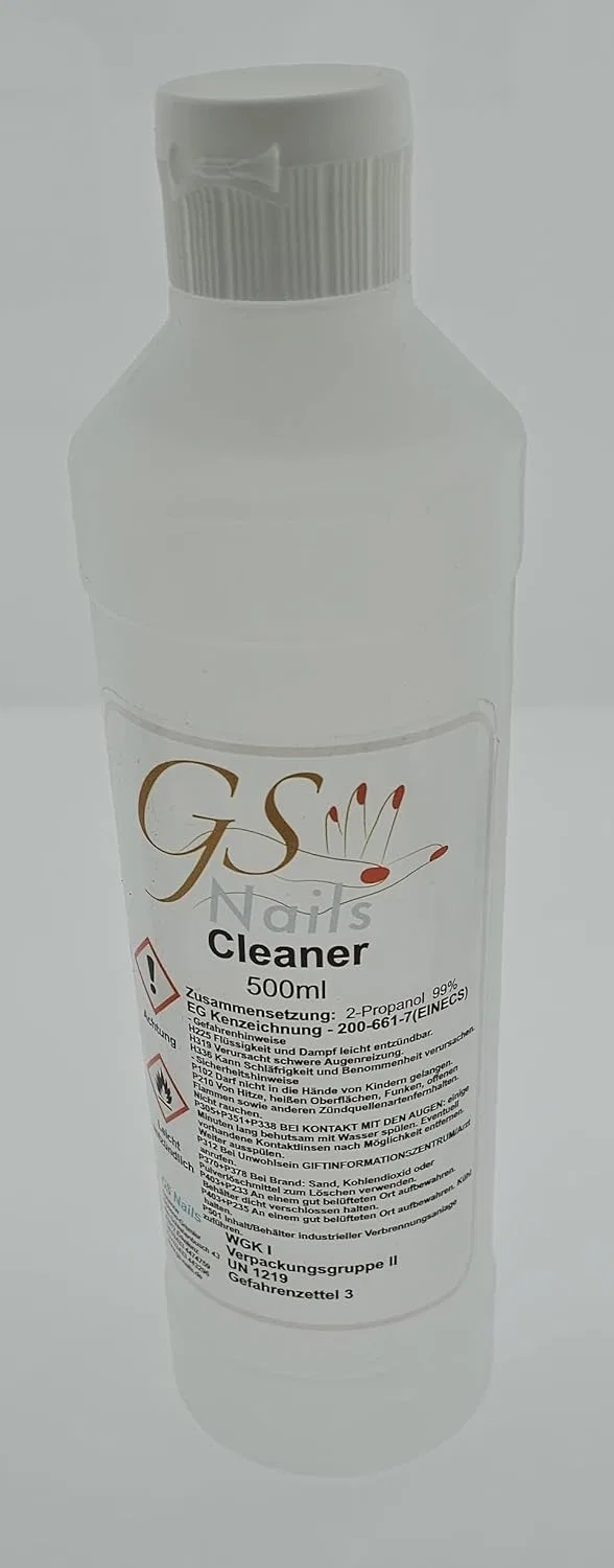 Средство для снятия лака Lohmann and Rauscher GS-Nails Remover, 500 мл, с 1000 целлюлозных салфеток Gs-Nails — фото 2