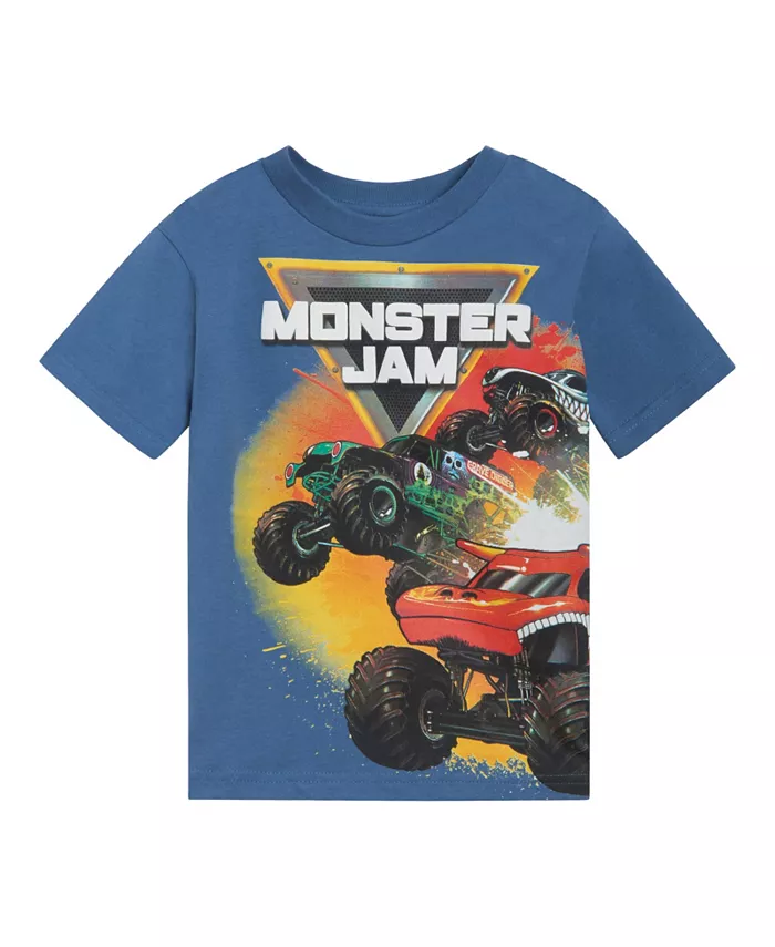 Мальчики 3 футболки в наборе Monster Jam, мультиколор — фото 4