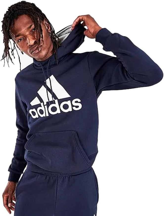 Толстовка Adidas Game and Go с капюшоном мужская, синий/темно-синий