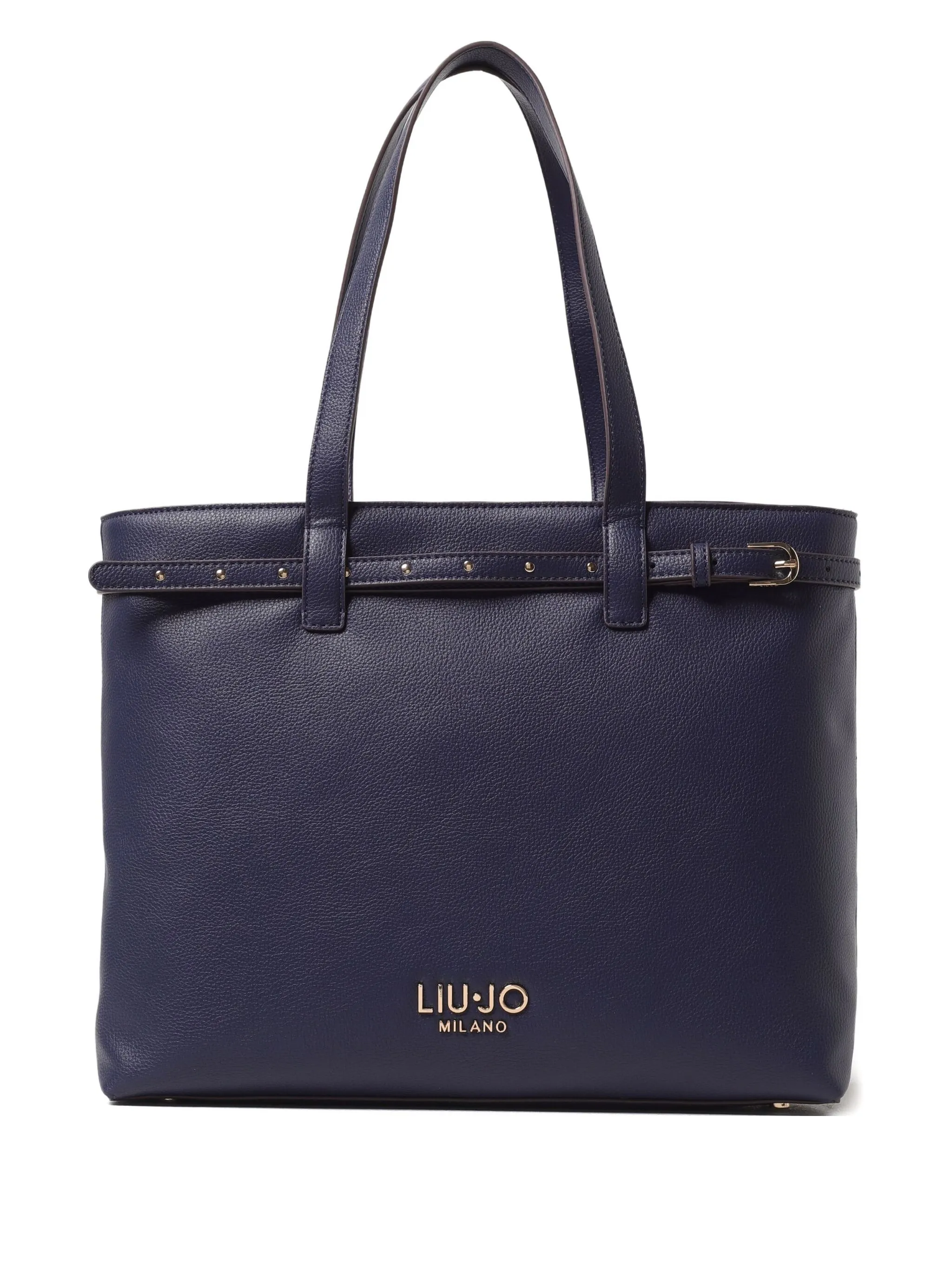 

Сумка-тоут среднего размера с заклепками Liu Jo, синий